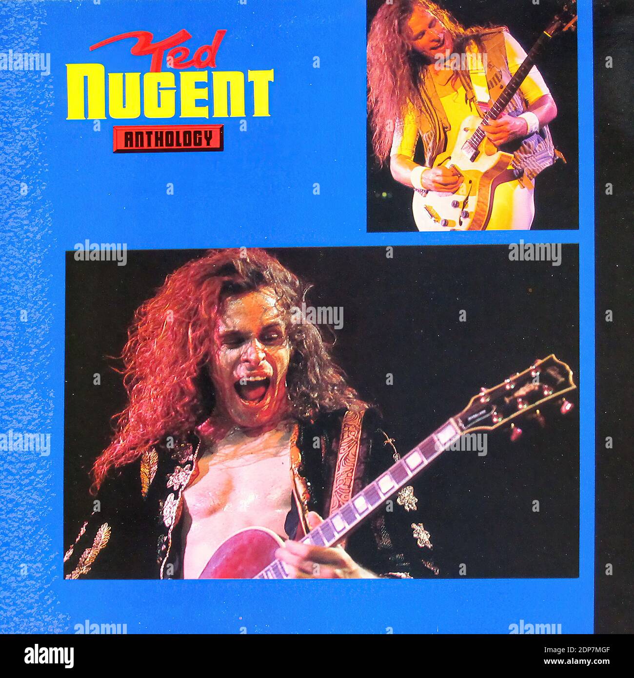 Ted Nugent Anthology Orig Uk 2Lp 12 Vinyl - Vintage Vinyl Record Cover01  Stock Photo - Alamy