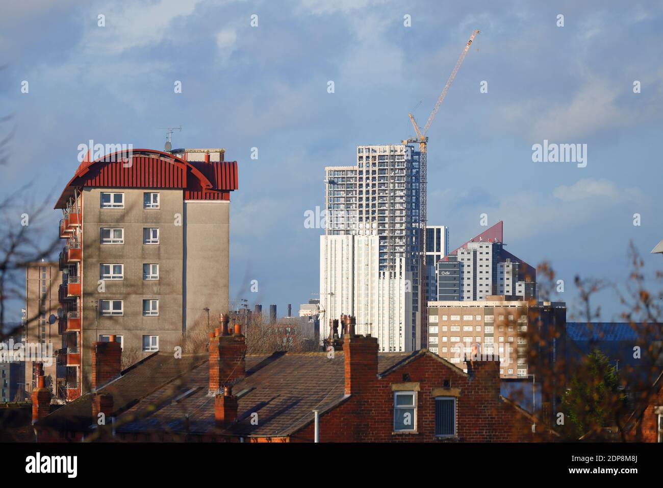 Tall buildings under construction in leeds hires stock photography and images Alamy