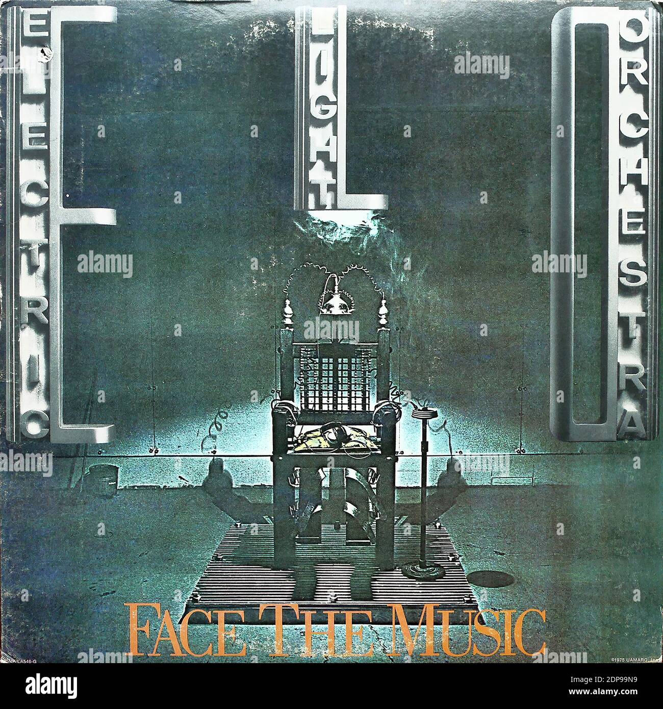 ELO - Face The Music - Vintage vinyl album cover Stock Photo - Alamy