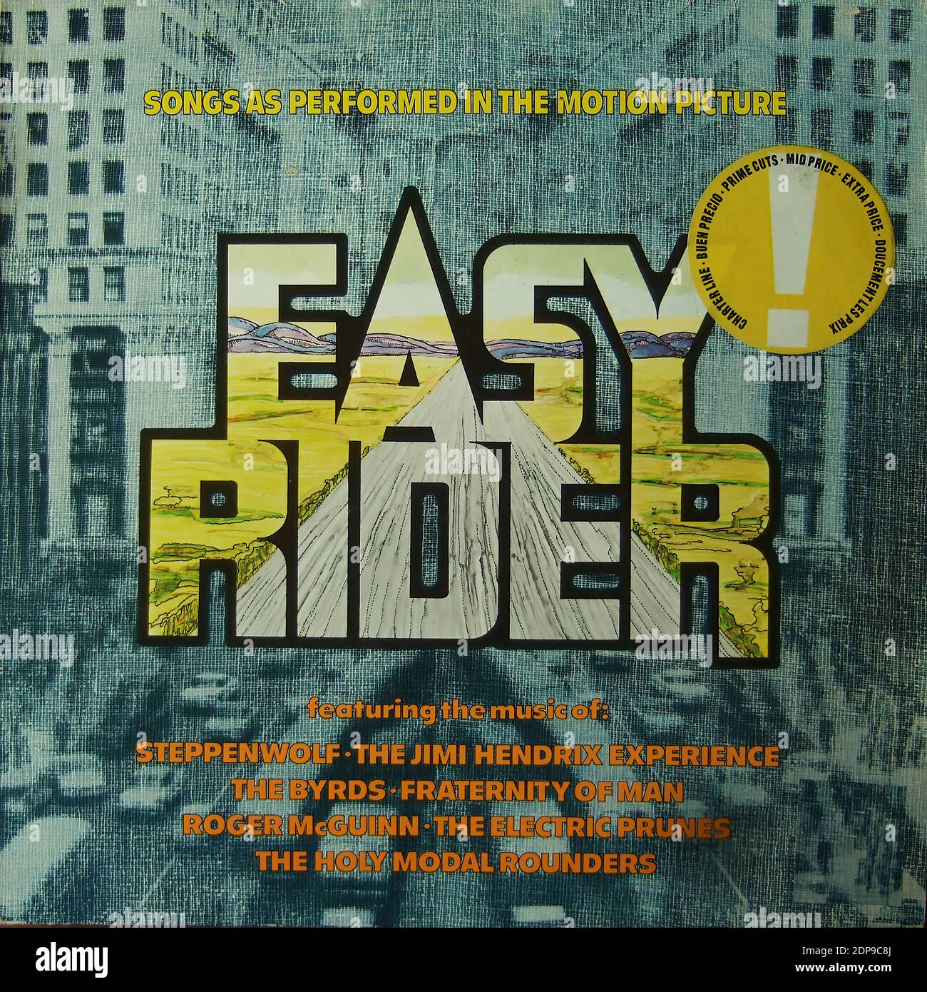 Easy Rider - Movie Soundtrack - Vintage vinyl album cover Stock Photo