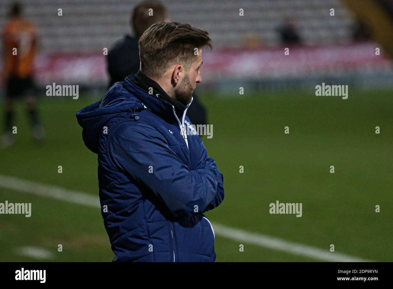 BRADFORD, ENGLAND. DECEMBER 19TH Bradford City's current filler manager Mark Trueman after the announcement of Stuart McCall's departure from the club during the Sky Bet League 2 match between Bradford City and Cambridge United at the Coral Windows Stadium, Bradford on Saturday 19th December 2020. (Credit: Emily Moorby | MI News ) Credit: MI News & Sport /Alamy Live News Stock Photo