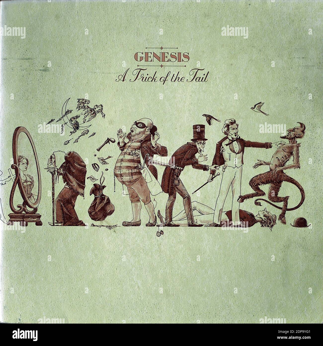 Genesis A Trick of the Tail, 6369 974 Vintage vinyl album cover Stock Photo Alamy