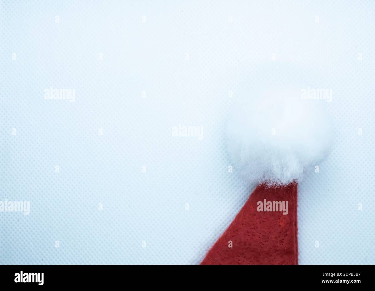 Santa Claus hat on white backgrounds Stock Photo - Alamy