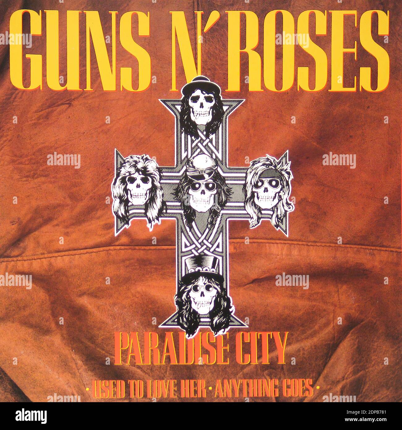 Guns n' Roses Paradise City 12 Maxi Single - Vintage Vinyl Record Cover  Stock Photo - Alamy