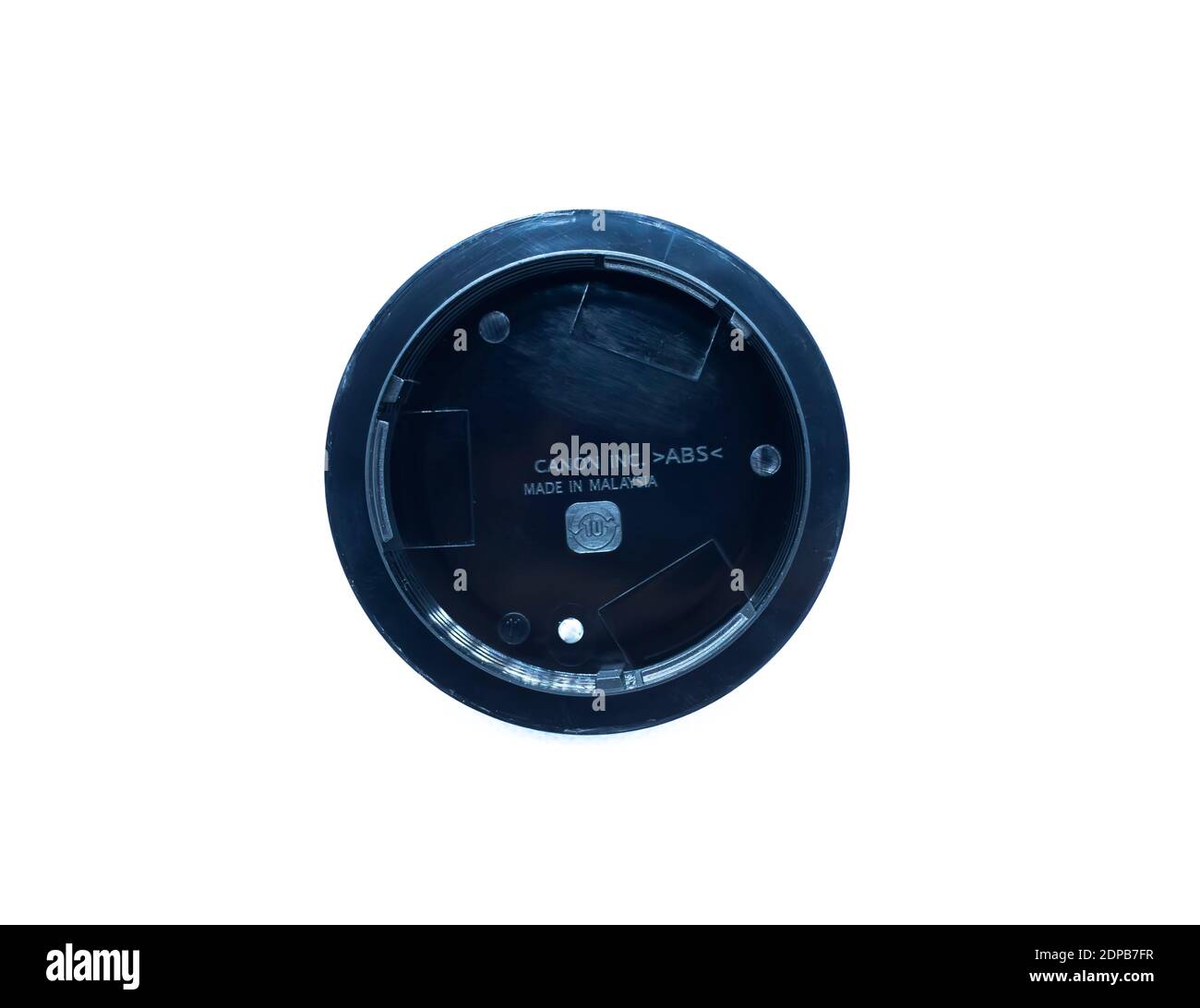 Black Plastic Canon Camera Lens Cap back view Stock Photo Alamy