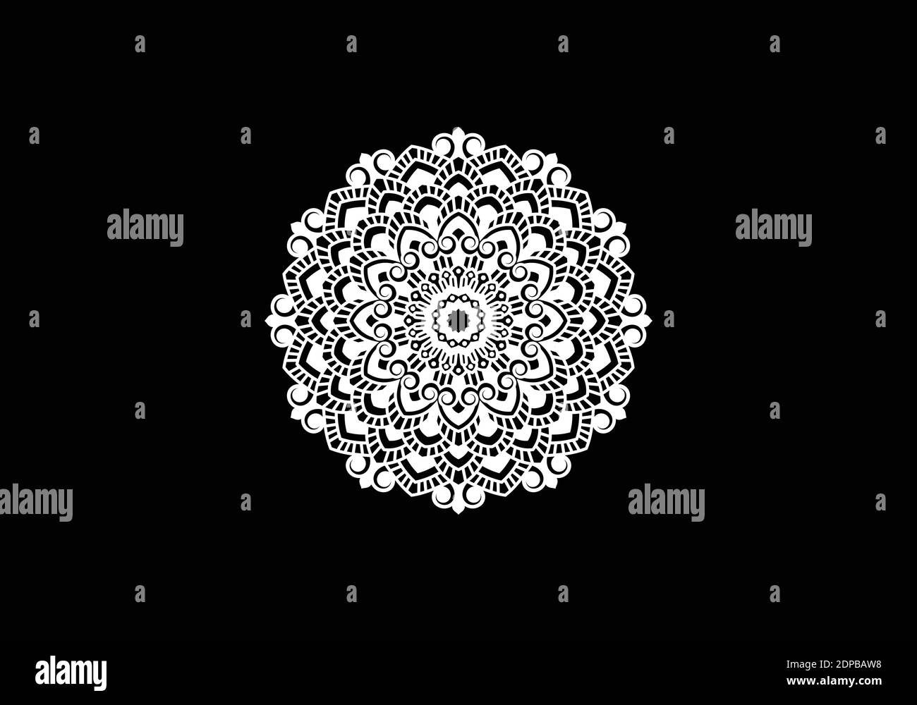 Mandala design element. Can be used for cards, invitations, banners ...