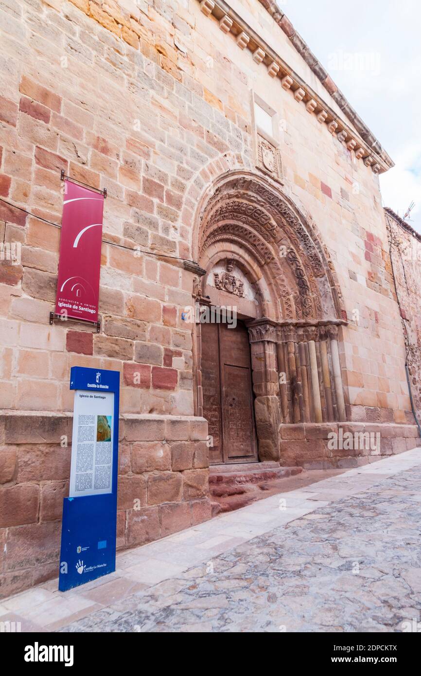 Iglesia de Santiago. Sigüenza. Guadalajara. Castilla la Mancha. España