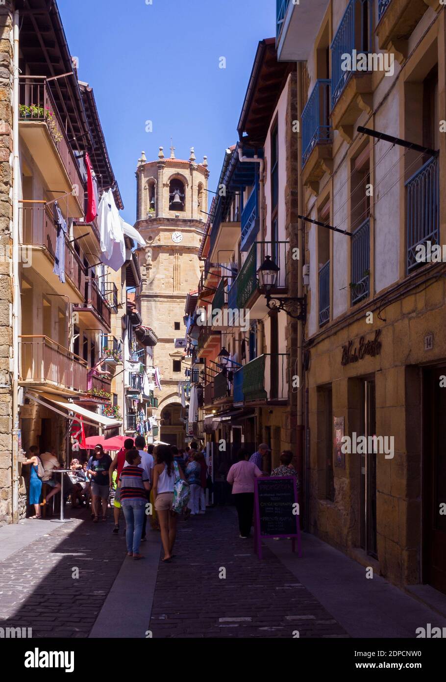 Iglesia de San Salvador. Guetaria o Getaria. Guipúzcoa. País Vasco
