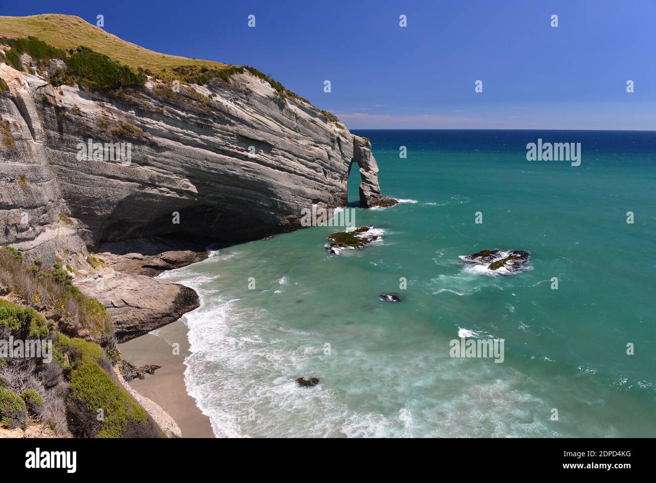 Cape Farewell on the north of South Island New Zealand Stock Photo - Alamy