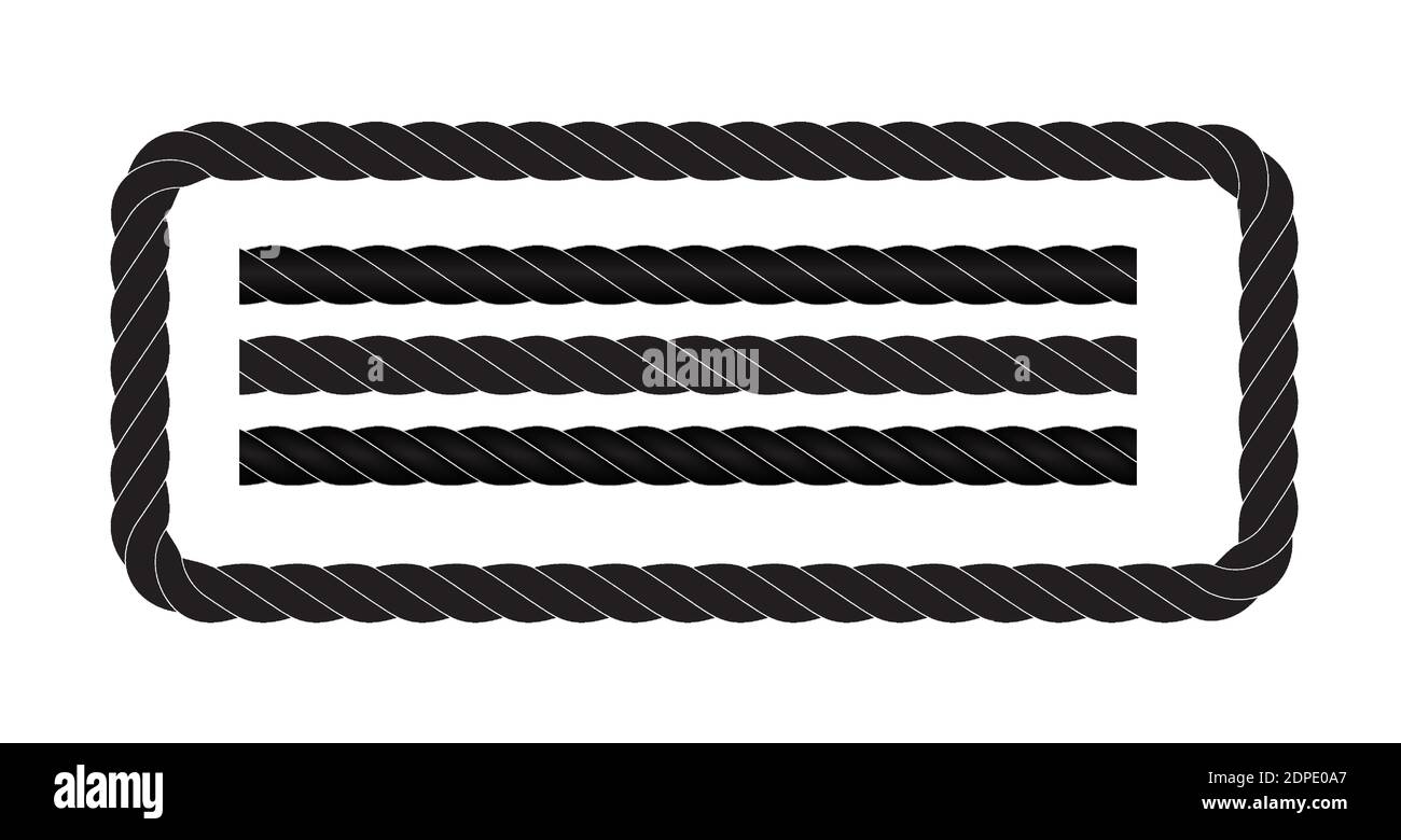 Twisted rope vector vectors hi-res stock photography and images - Alamy