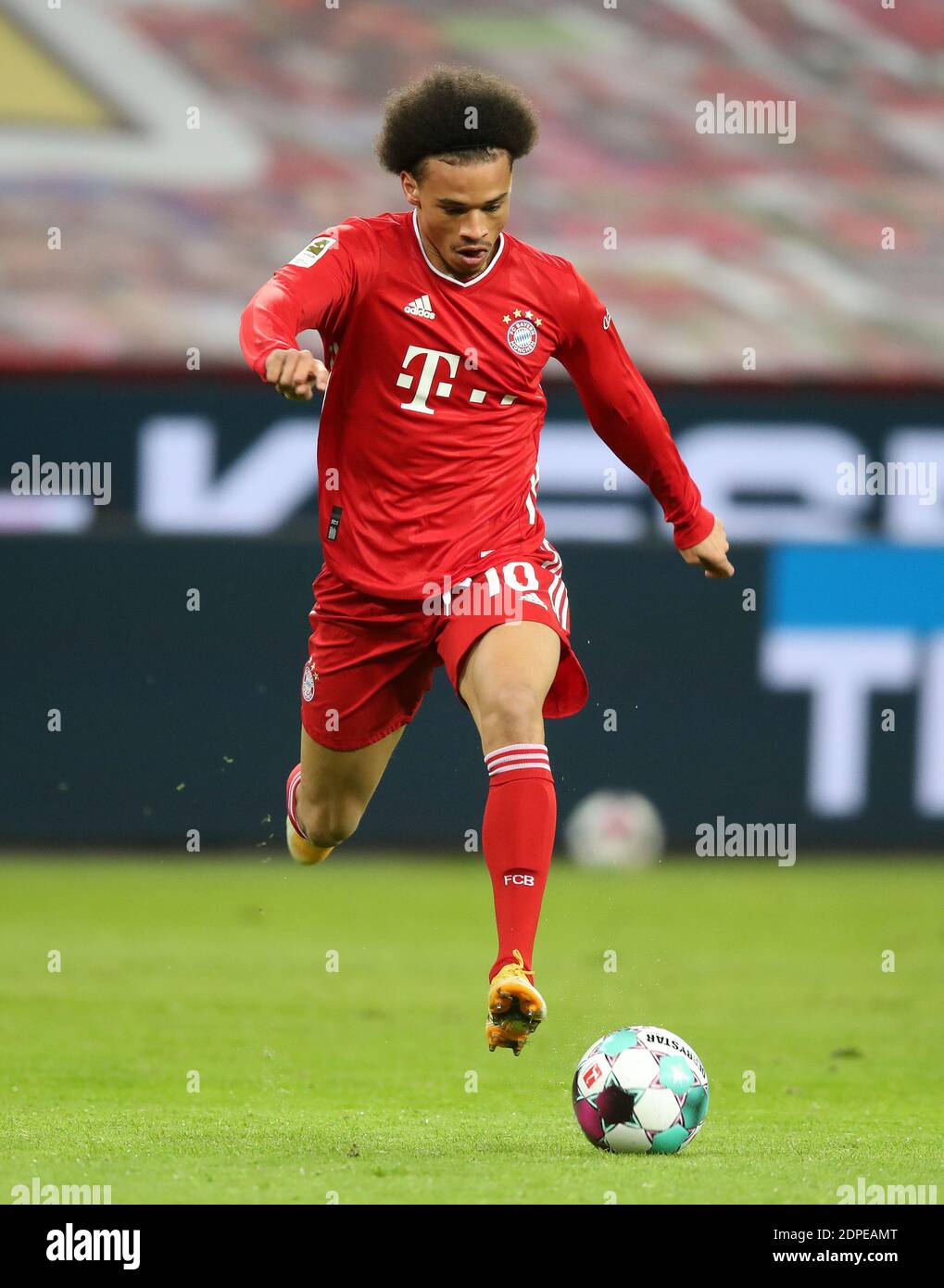 Leroy Sane FC Bayern MŸnchen Leverkusen 19.12.2020 in BayArena Bayer Leverkusen vs FC Bayern Muenchen Munich Football Bundesliga Fussball 1. Bundesliga Saison 2020 / 2021 © diebilderwelt / Alamy Live News Stock Photo