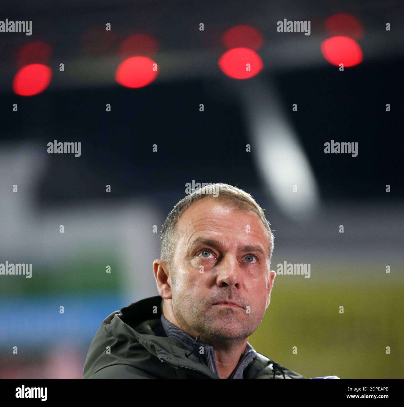 Trainer Hansi Flick FC Bayern MŸnchen Munich Leverkusen 19.12.2020 in BayArena Bayer Leverkusen vs FC Bayern Muenchen Munich Football Bundesliga Fussball 1. Bundesliga Saison 2020 / 2021 © diebilderwelt / Alamy Live News Stock Photo