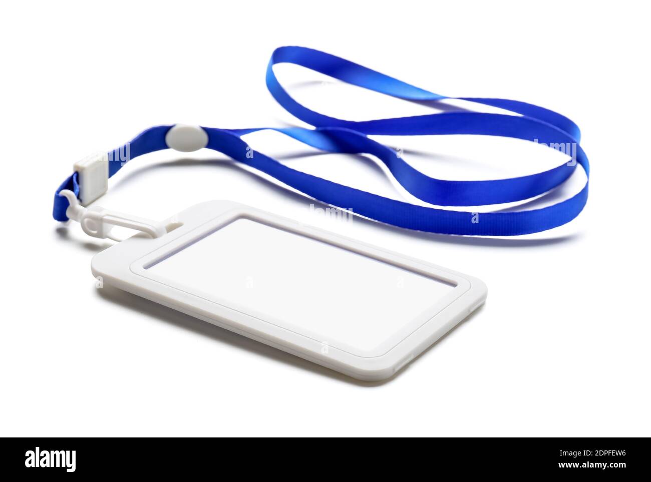 Blank badge on white background Stock Photo - Alamy