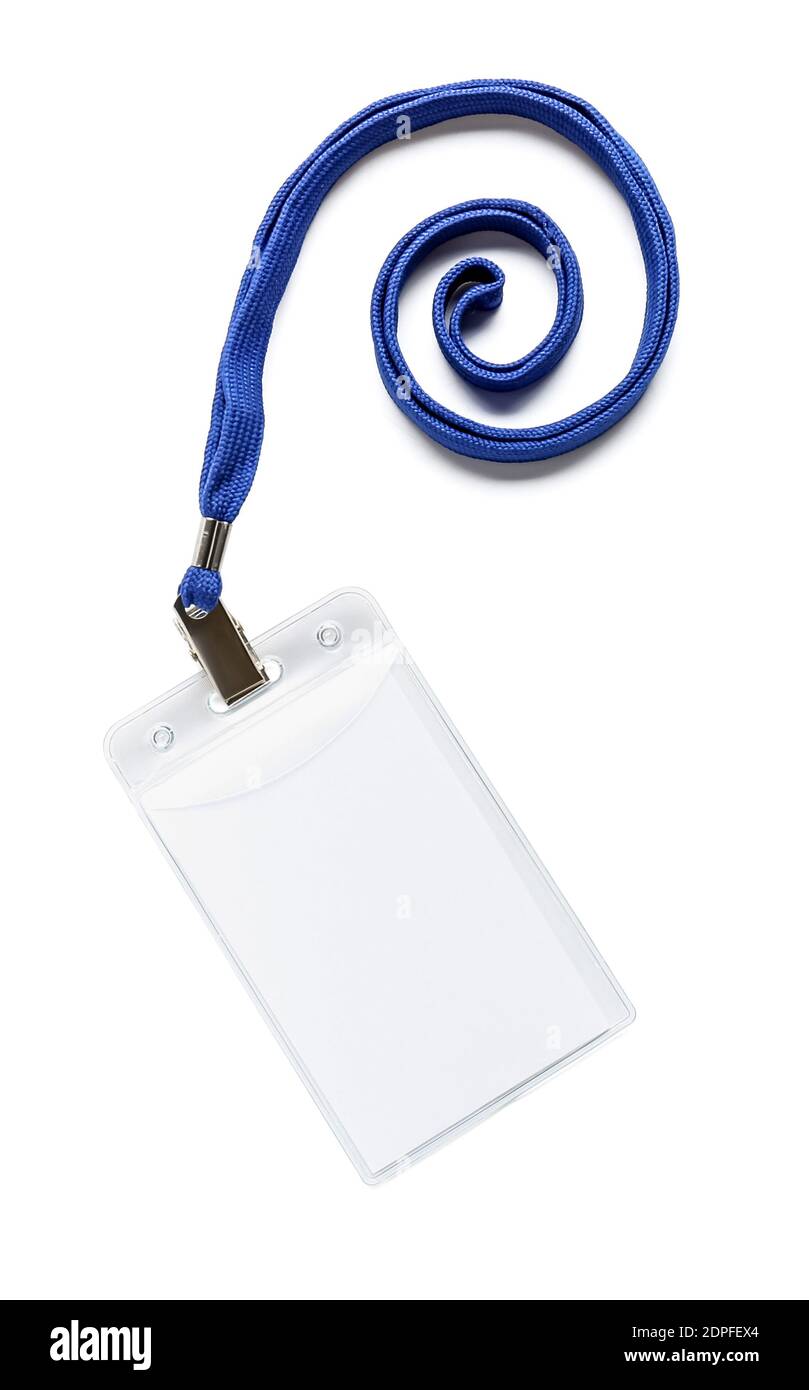 Blank badge on white background Stock Photo - Alamy