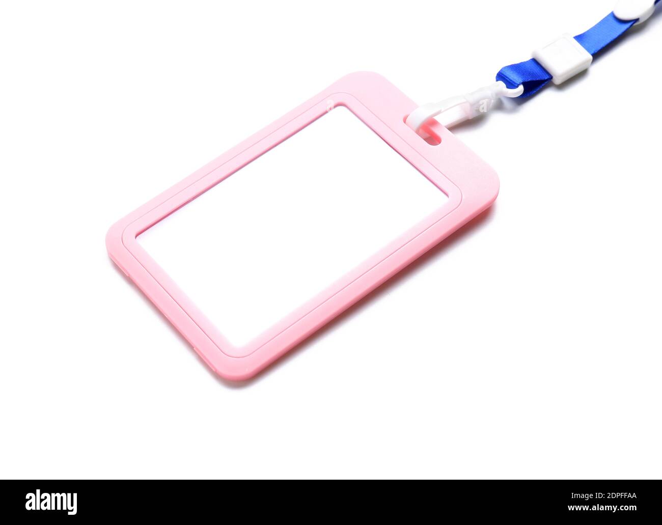 Blank badge on white background Stock Photo - Alamy
