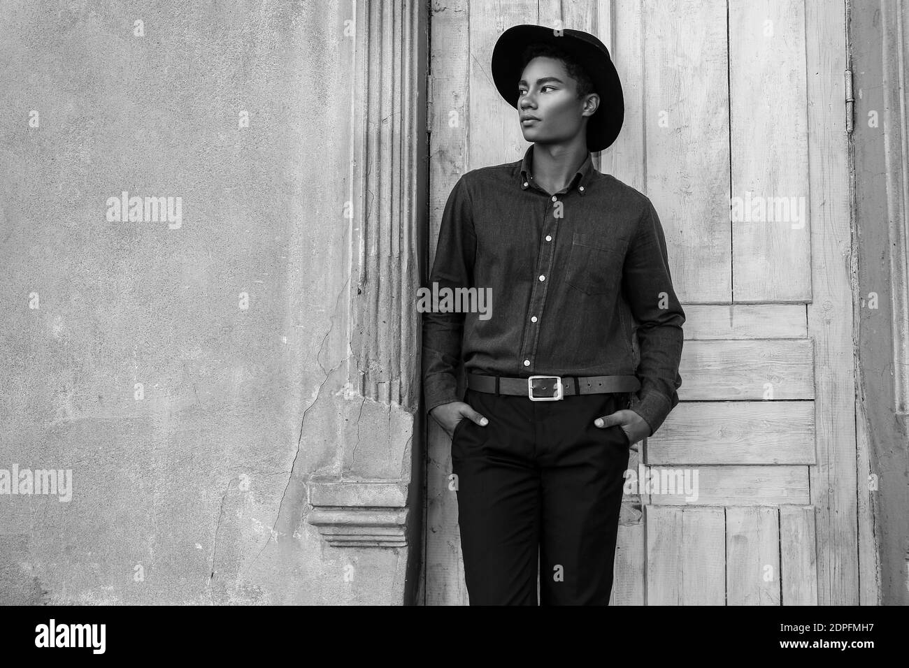 African american man Black and White Stock Photos & Images - Alamy