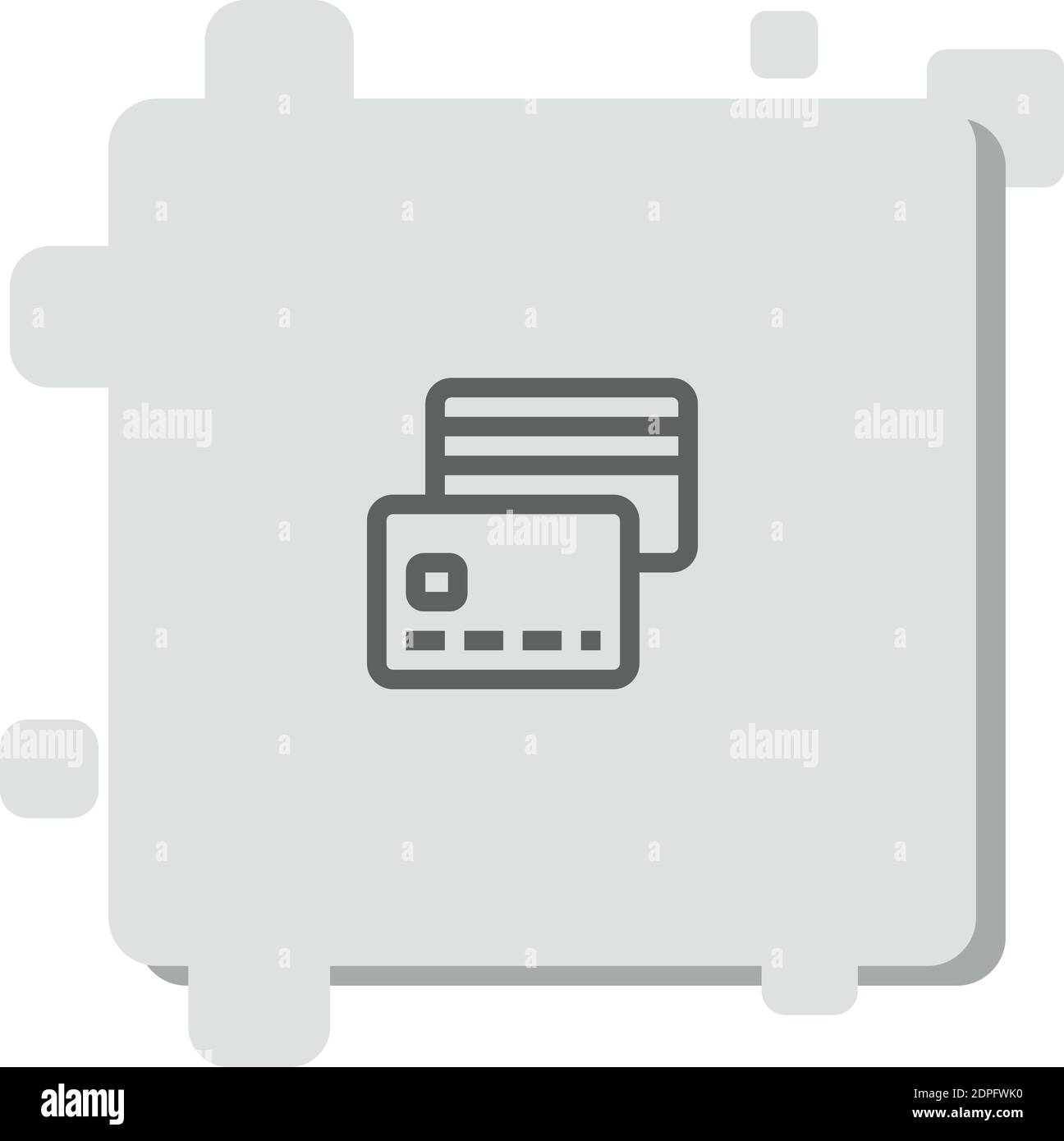 credit card vector icon modern simple vector illustration Stock Vector ...