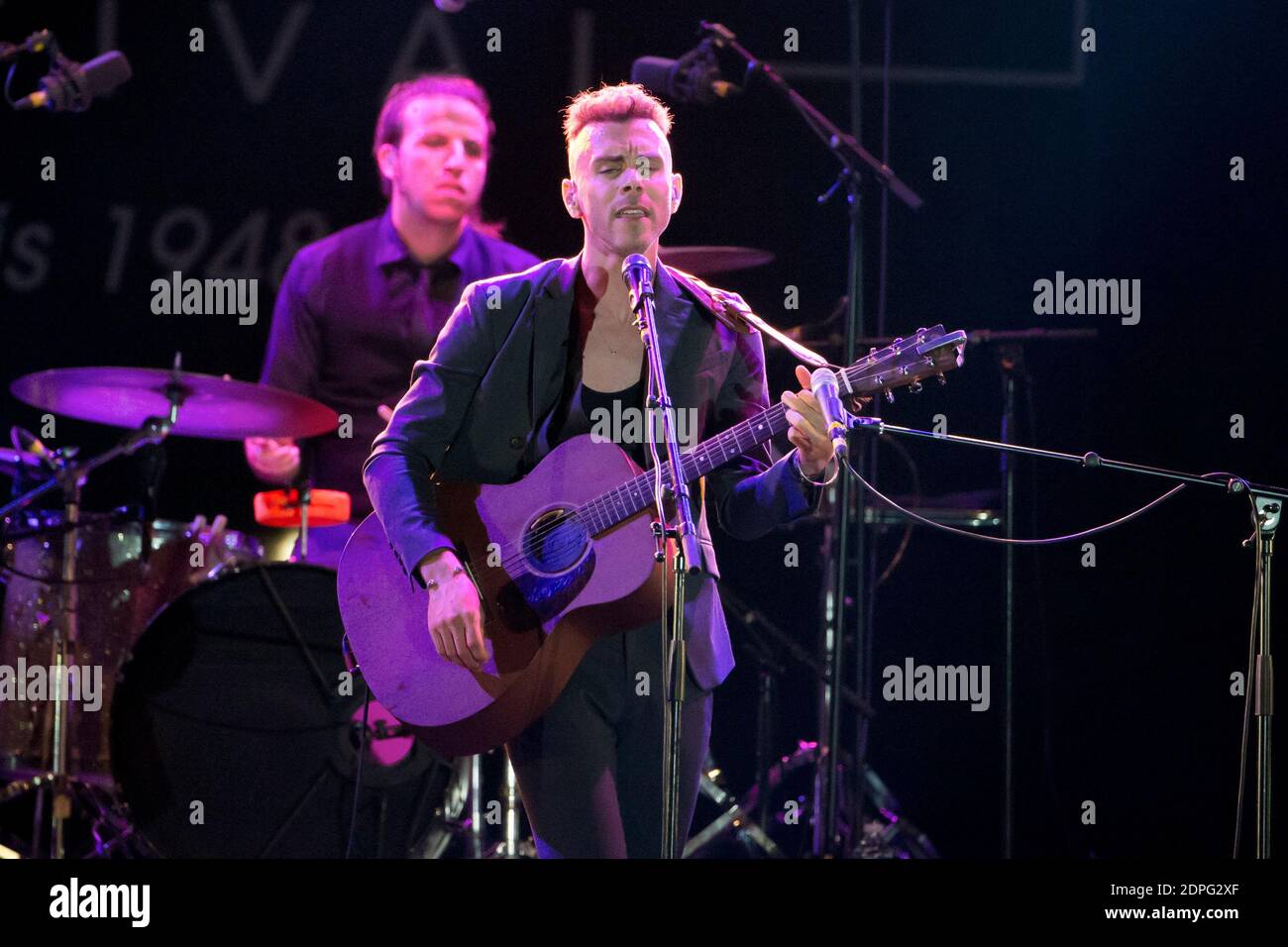 Israeli singer Asaf Avidan performs at