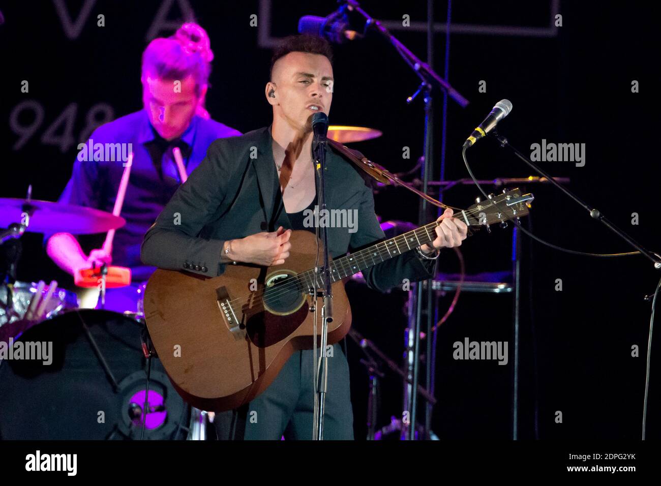 Israeli singer Asaf Avidan performs at