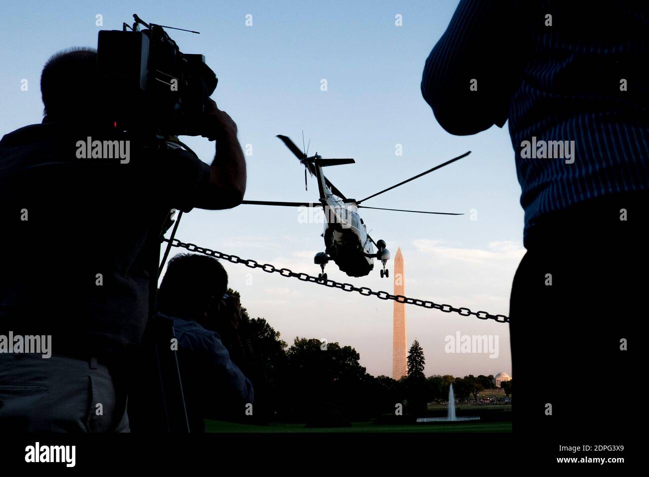 President Barack Obama leaves aboard Marine One from the South Lawn of the White House on July 23, 2015 in Washington, DC, USA, as he departs for a trip to Ethiopia and Kenya, homeland of his father. Obama arrives in Kenya Friday, where he will attend the Global Entrepreneurship Summit in Nairobi. He will become the first American president to visit Ethiopia. Photo by Pete Marovich/Pool/ABACAPRESS.COM Stock Photo