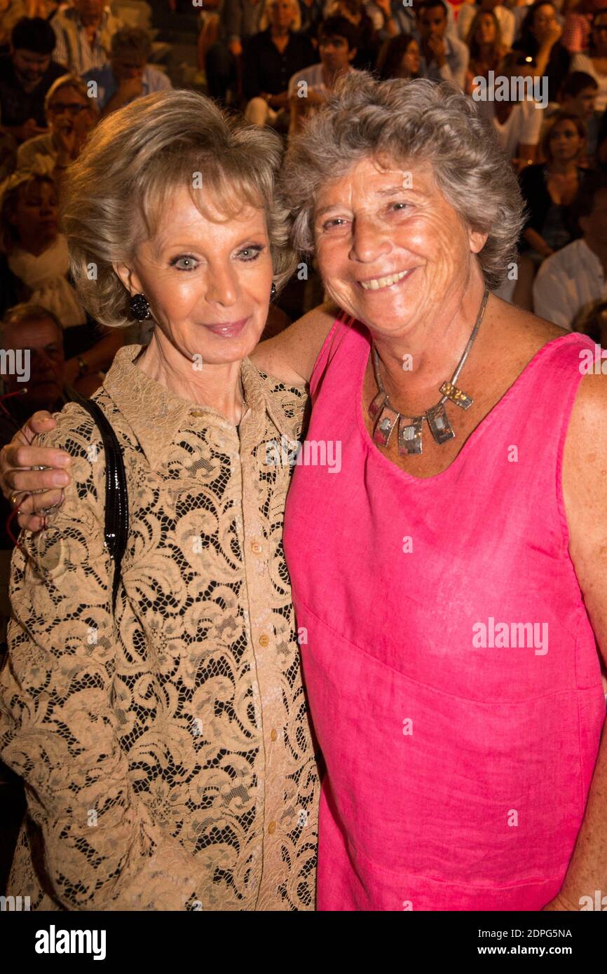 Jacqueline Franjou, Lily Safra at the Madam Foresti concert during the