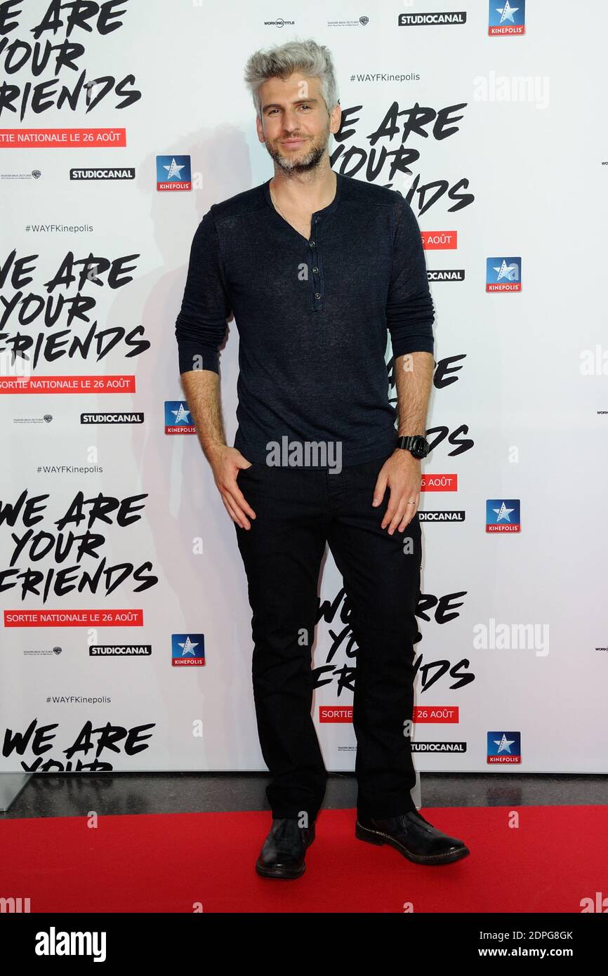 Max Joseph attending the We Are Your Friends French premiere at the Kinepolis Cinema in Lille, northern France, on August 12, 2015. Photo by Aurore Marechal/ABACAPRESS.COM Stock Photo