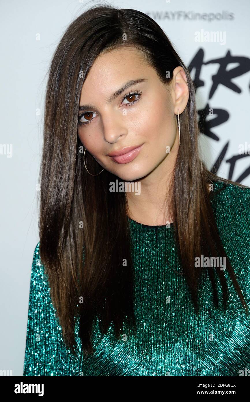 Emily Ratajkowski attending the We Are Your Friends French premiere at the Kinepolis Cinema in Lille, northern France, on August 12, 2015. Photo by Aurore Marechal/ABACAPRESS.COM Stock Photo