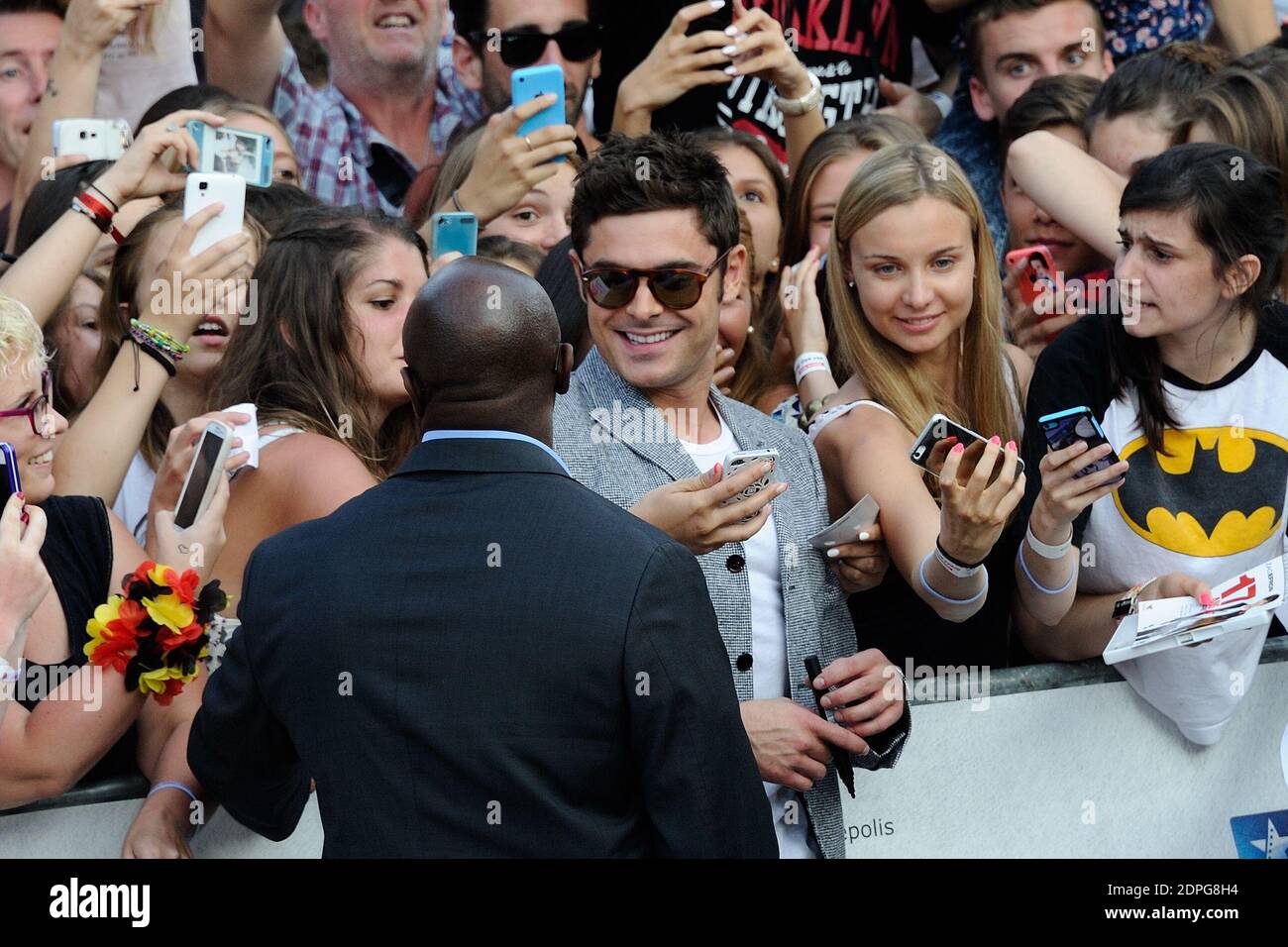 Zac Efron attending the We Are Your Friends French premiere at the Kinepolis Cinema in Lille, northern France, on August 12, 2015. Photo by Aurore Marechal/ABACAPRESS.COM Stock Photo