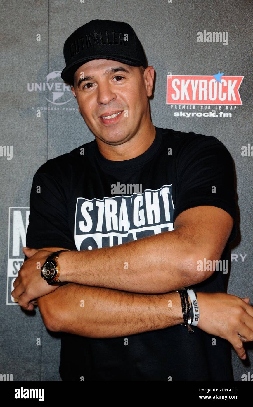 Cut Killer attending the Straight Outta Compton French premiere held at
