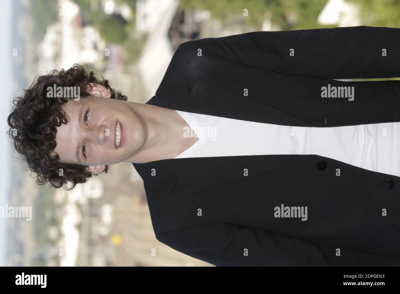 Lorenzo Lefebvre posing for the photocall of 'Bang Gang' during the 8th  Angouleme Film Festival in Angouleme, France on August 28, 2015. Photo by  Jerome Domine/ABACAPRESS.COM Stock Photo - Alamy