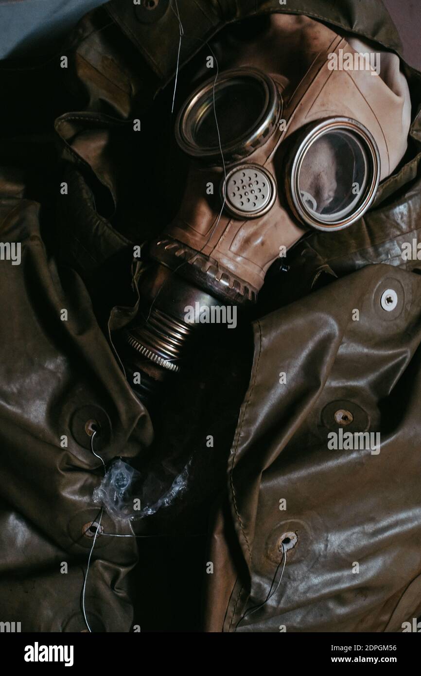 Old Leather Gas Mask High Resolution Stock Photography and Images - Alamy