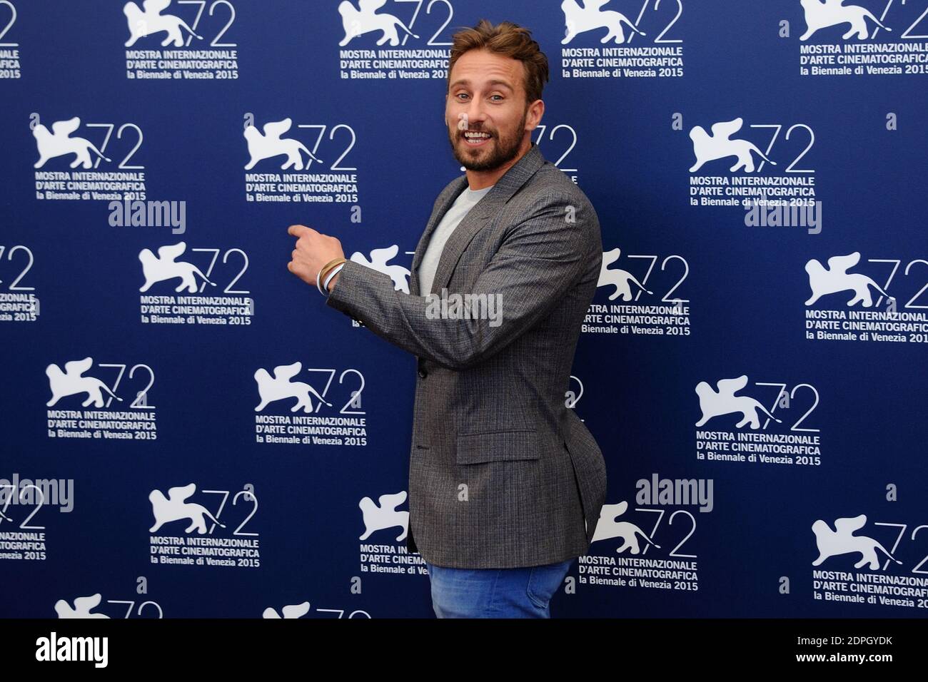 Matthias Schoenaerts attending the 'A Bigger Splash' Photocall at the