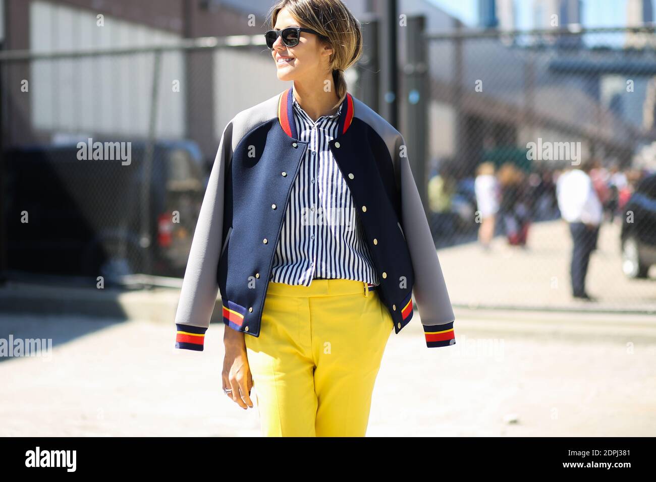 street style, Martha Graeff arriving at Tommy Hilfiger Spring Summer 2016  show held at Pier 36, in New York, USA, on September 14th, 2015. Photo by  Marie-Paola Bertrand-Hillion/ABACAPRESS.COM Stock Photo - Alamy