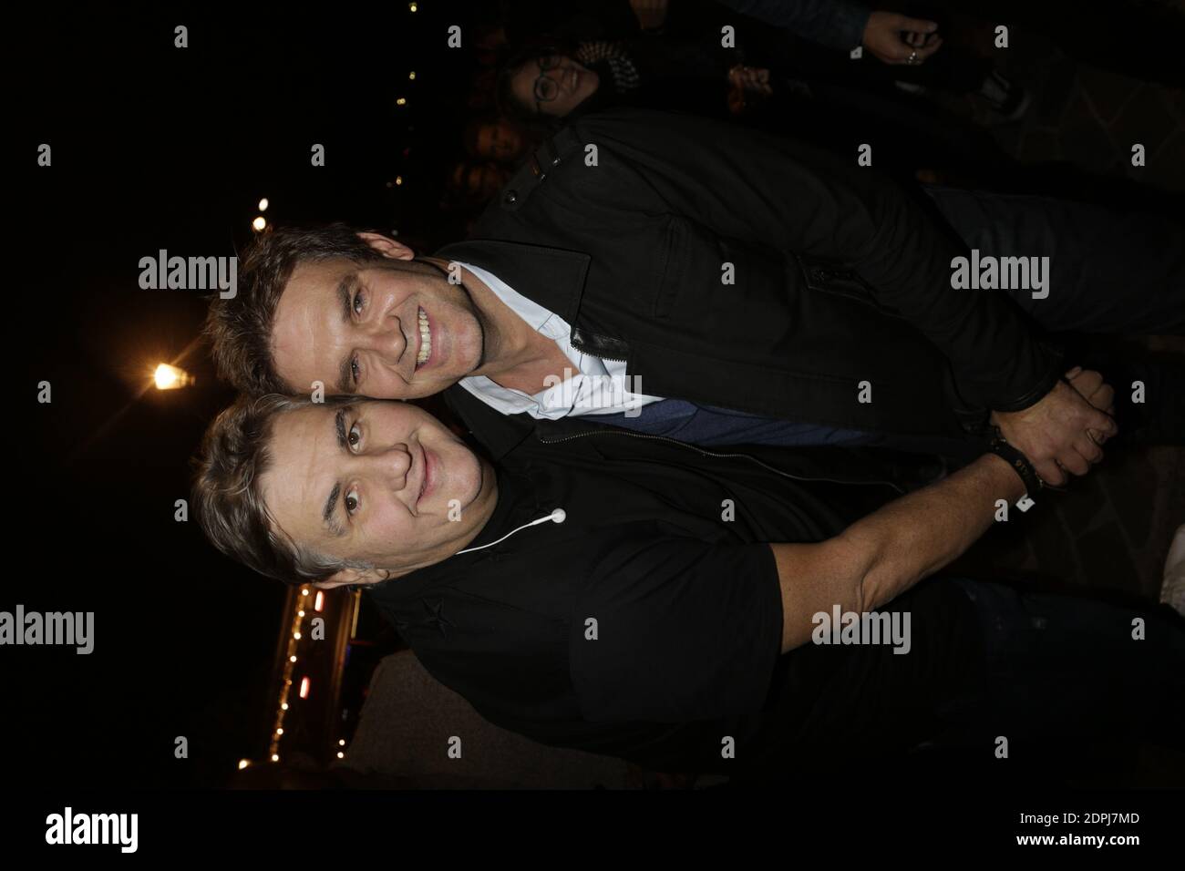 Pierre Menes And Herve Mathoux Attending The Launch Of The New Game Fifa 2016 Also Called