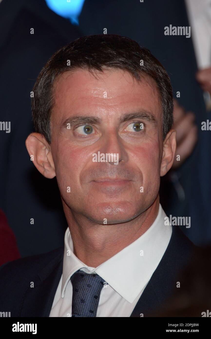Prime Minister Manuel Valls attending the 'Je Reve Des Jeux' (I dream