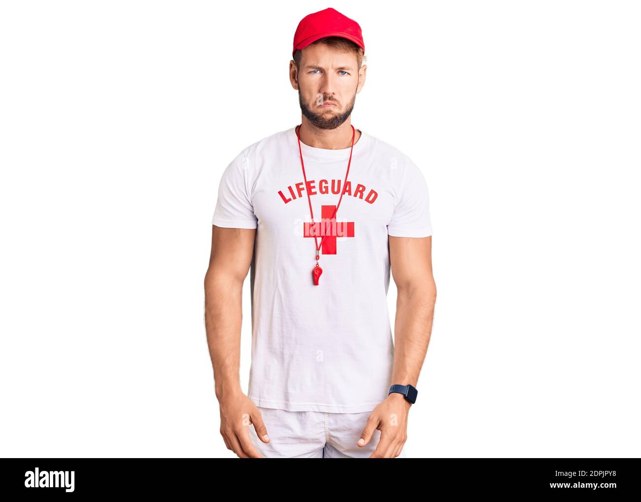 Blond Blue Eyes Distress Sad Anxiety High Resolution Stock Photography ...