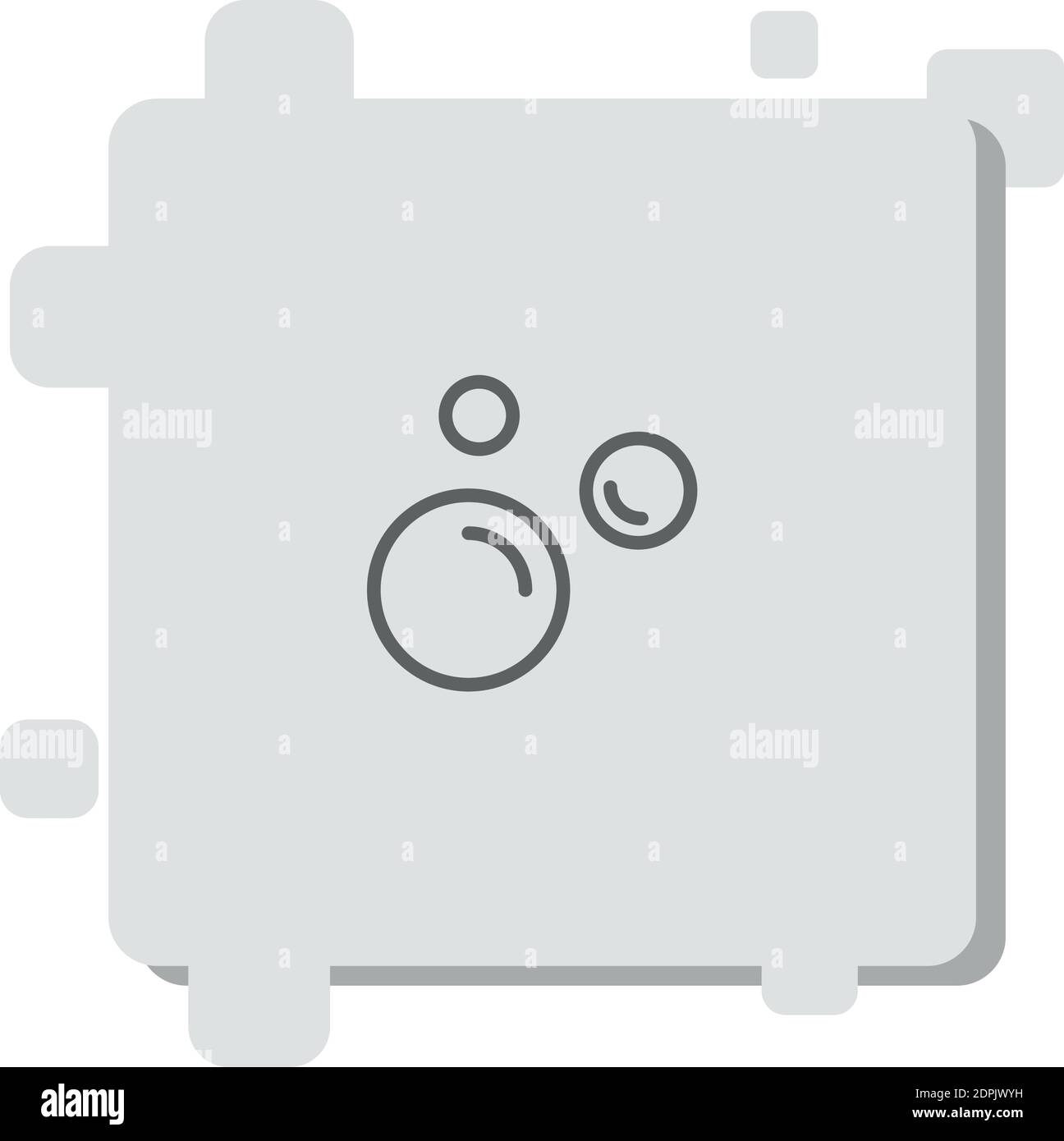 bubbles vector icon modern simple vector illustration Stock Vector ...