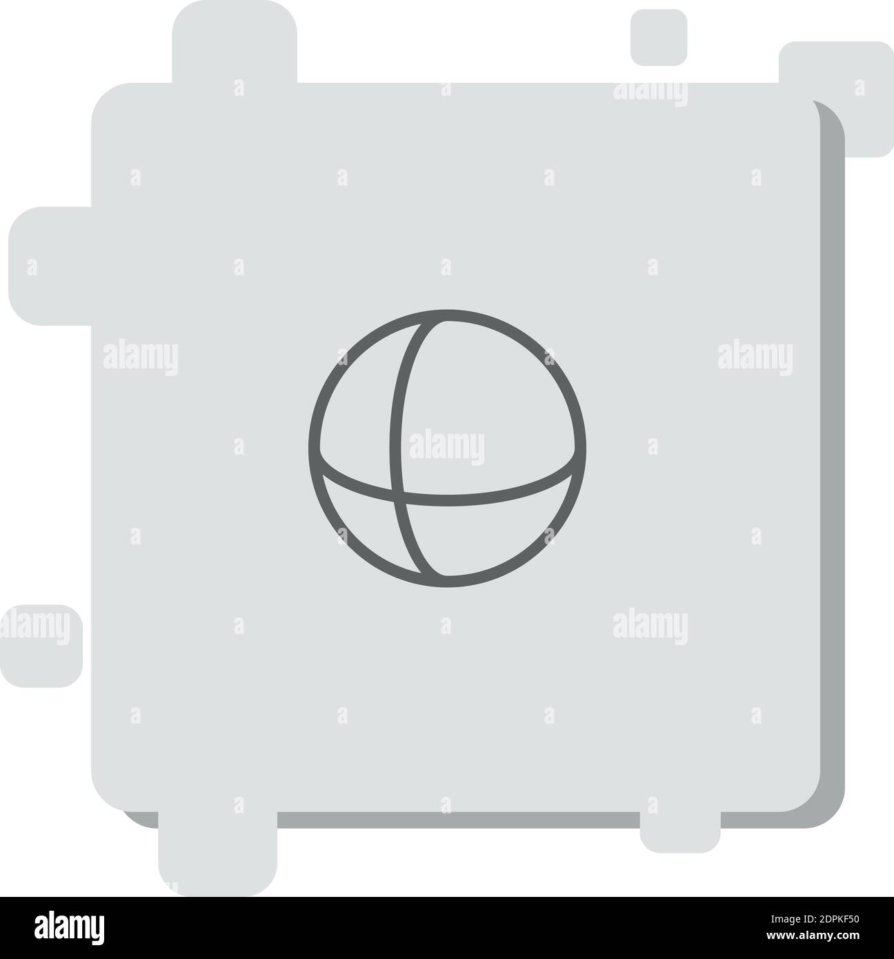 sphere vector icon modern simple vector illustration Stock Vector Image ...