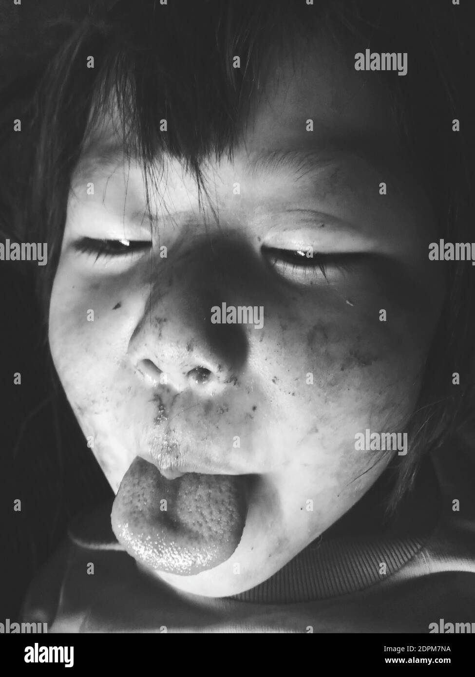 Innocence happiness dirt Black and White Stock Photos & Images Alamy