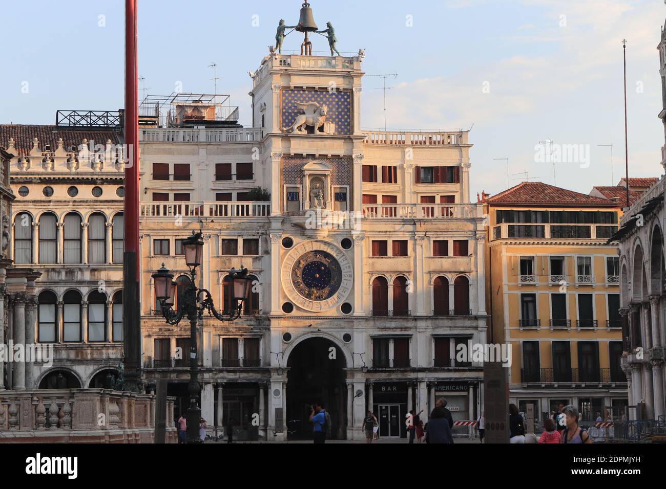 A beautiful shot of St. Mark's Clock tower in Venice, Italy Stock Photo ...