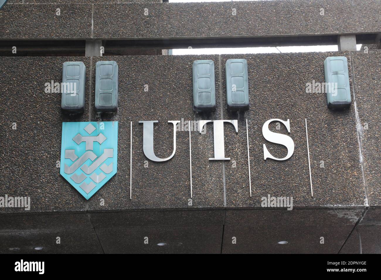 UTS (University of Technology Sydney) on Broadway, Sydney. Stock Photo