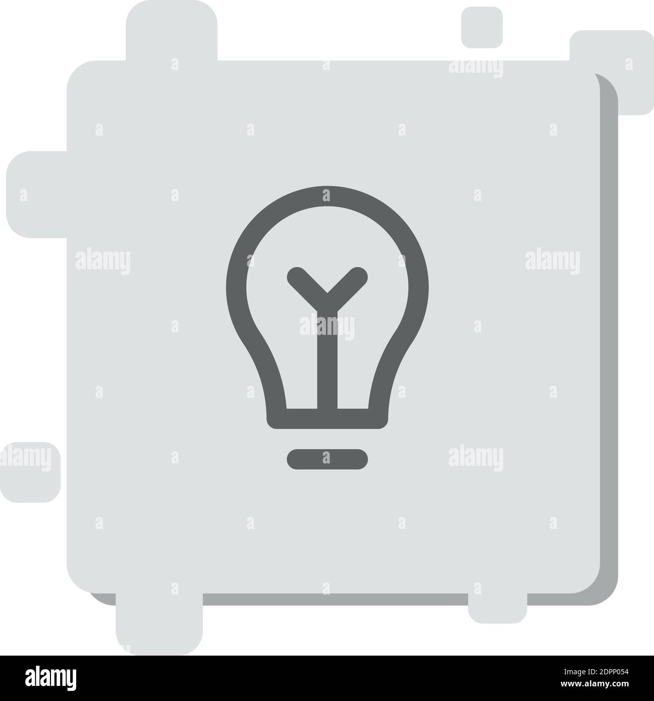 light bulb vector icon modern simple vector illustration Stock Vector ...