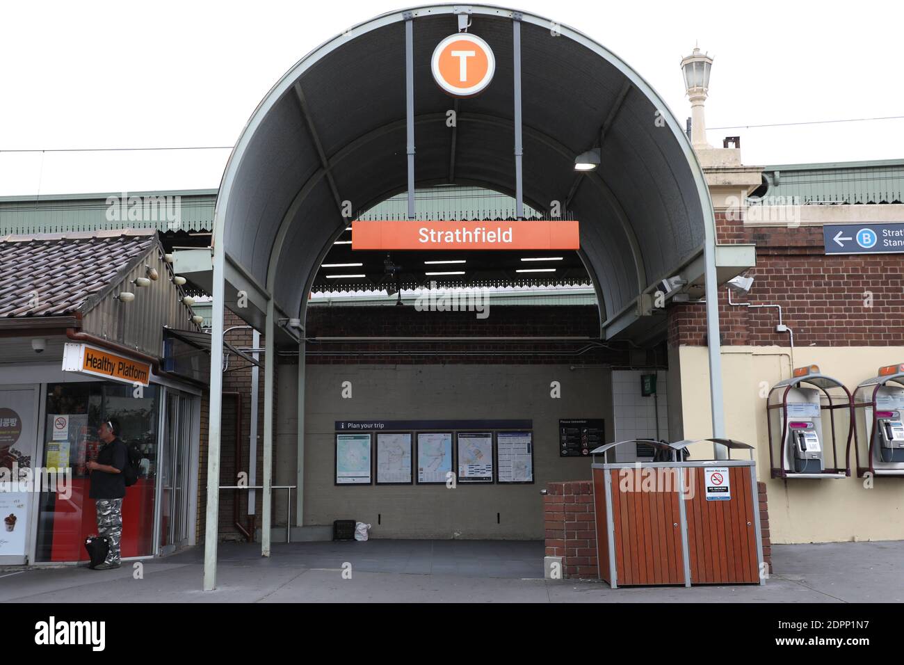 Strathfield train station, Sydney, Australia. Stock Photo