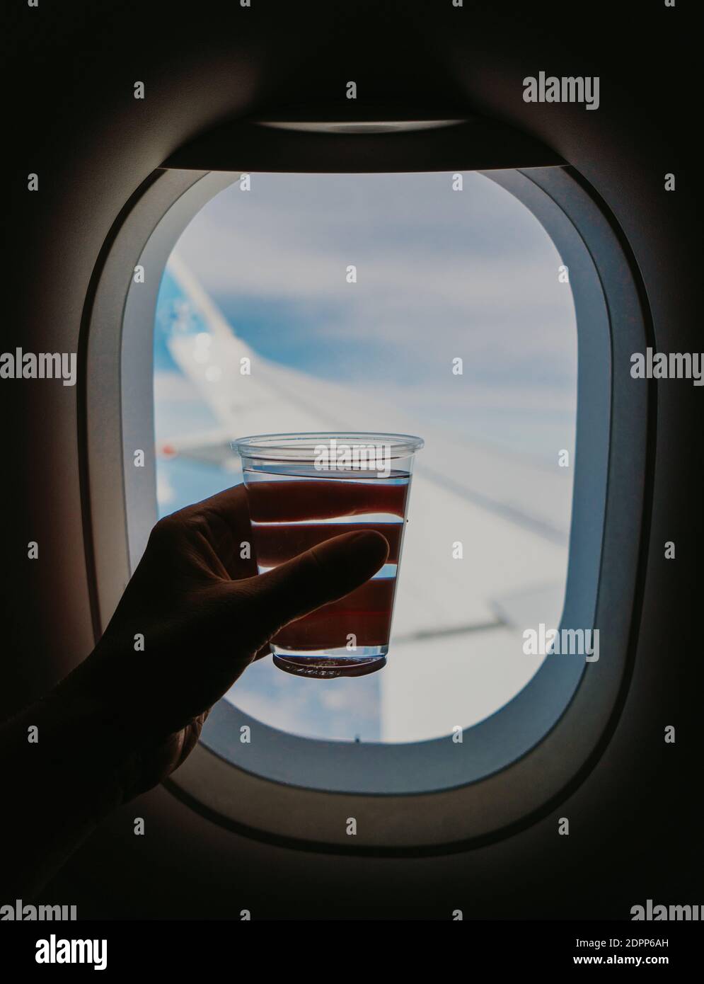 Hand holding glass in air hires stock photography and images Alamy