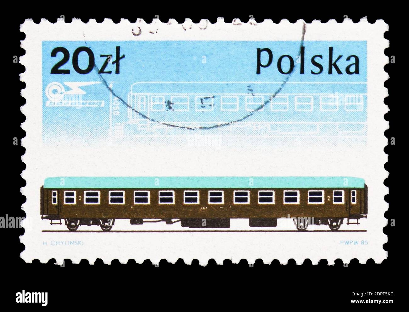 MOSCOW, RUSSIA - OCTOBER 6, 2018: A stamp printed in Poland shows Type ...