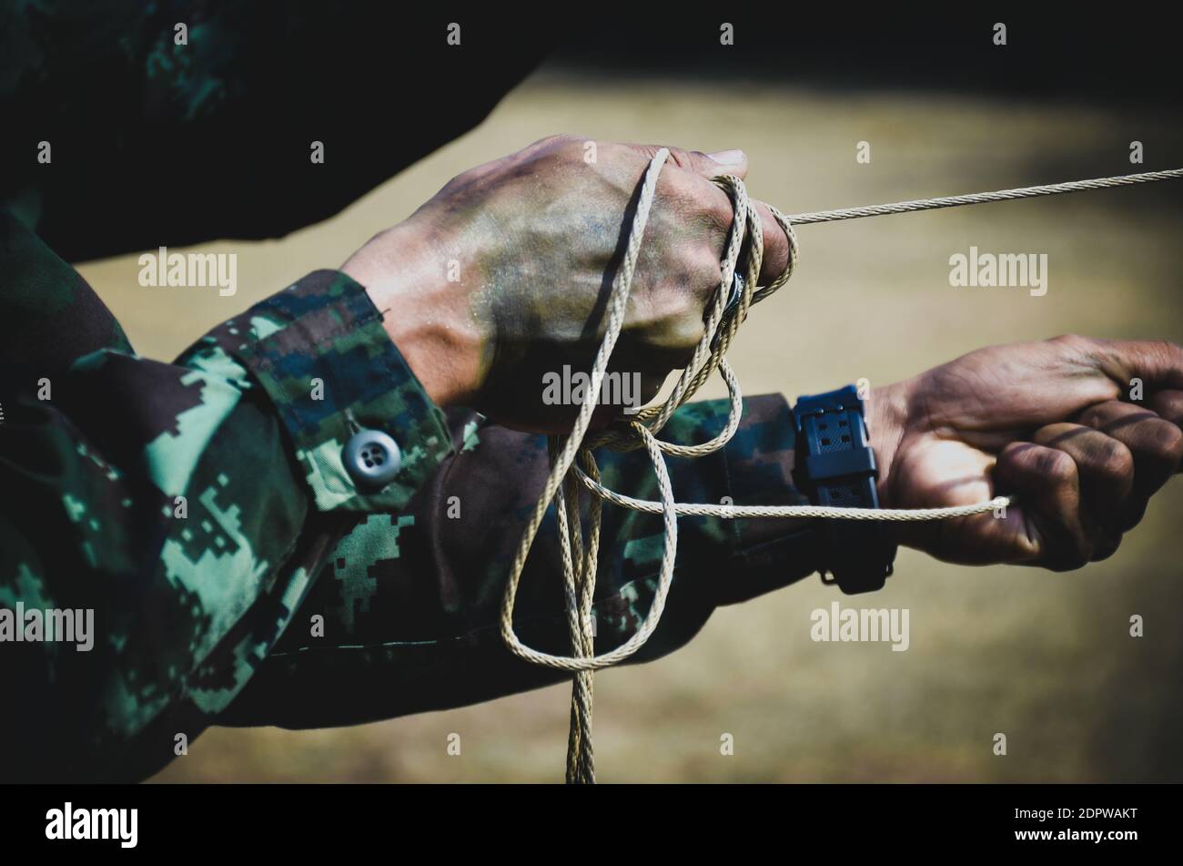 Military Pull Rope Soldier Pulling High Resolution Stock Photography and Images - Alamy
