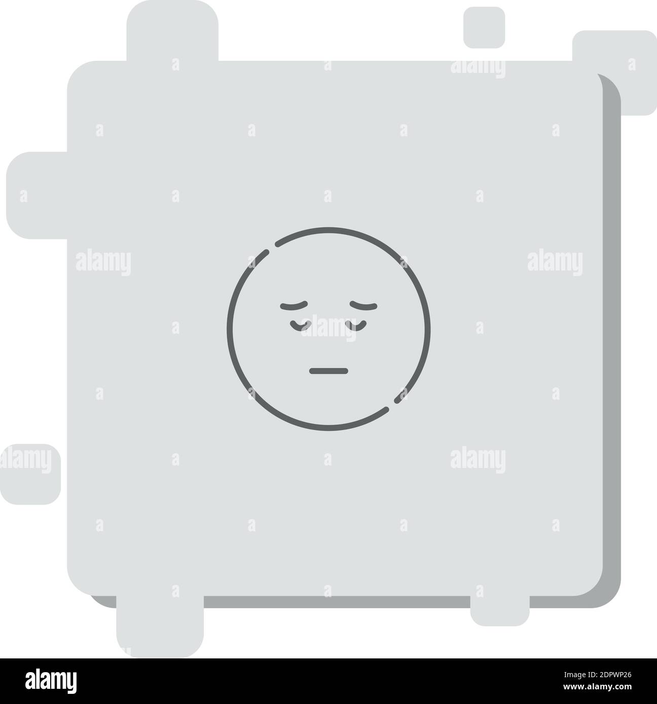 sad vector icon modern simple vector illustration Stock Vector Image ...