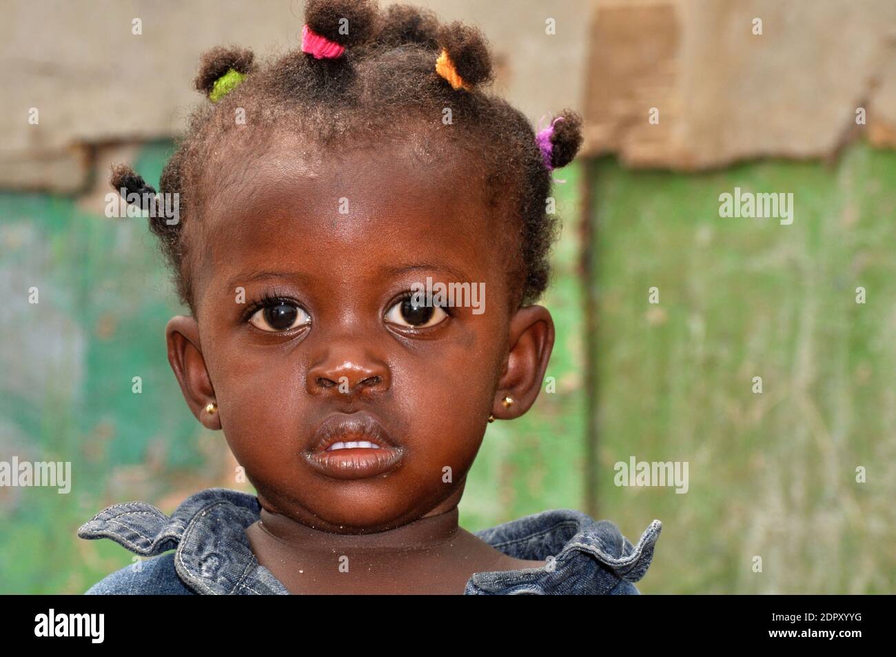 Close up Portrait Of Pre school Girl Stock Photo Alamy