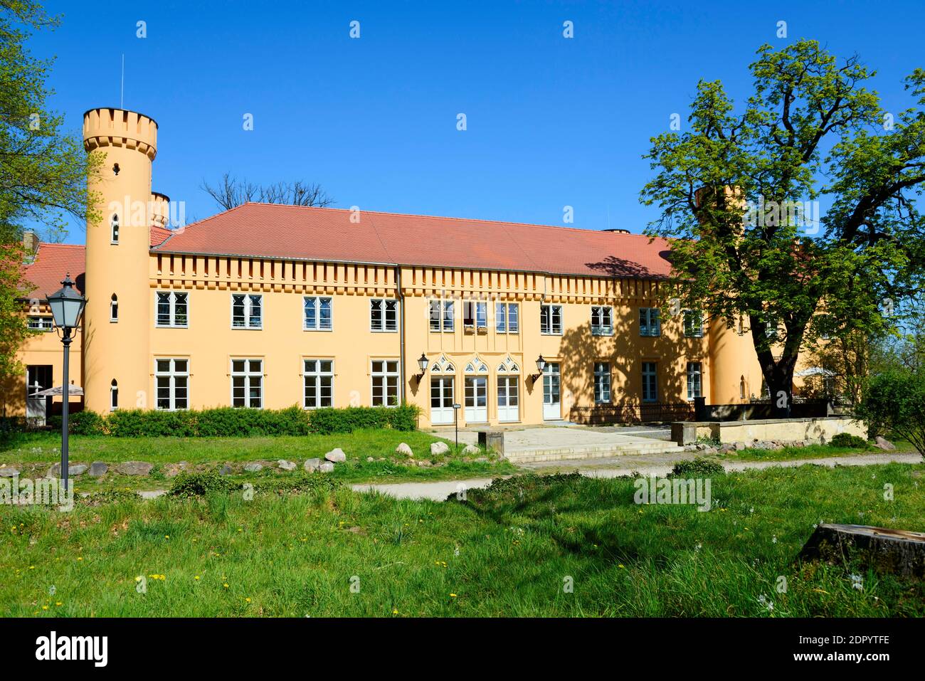 Manor house, Petzow Castle, Werder, Brandenburg, Germany Stock Photo