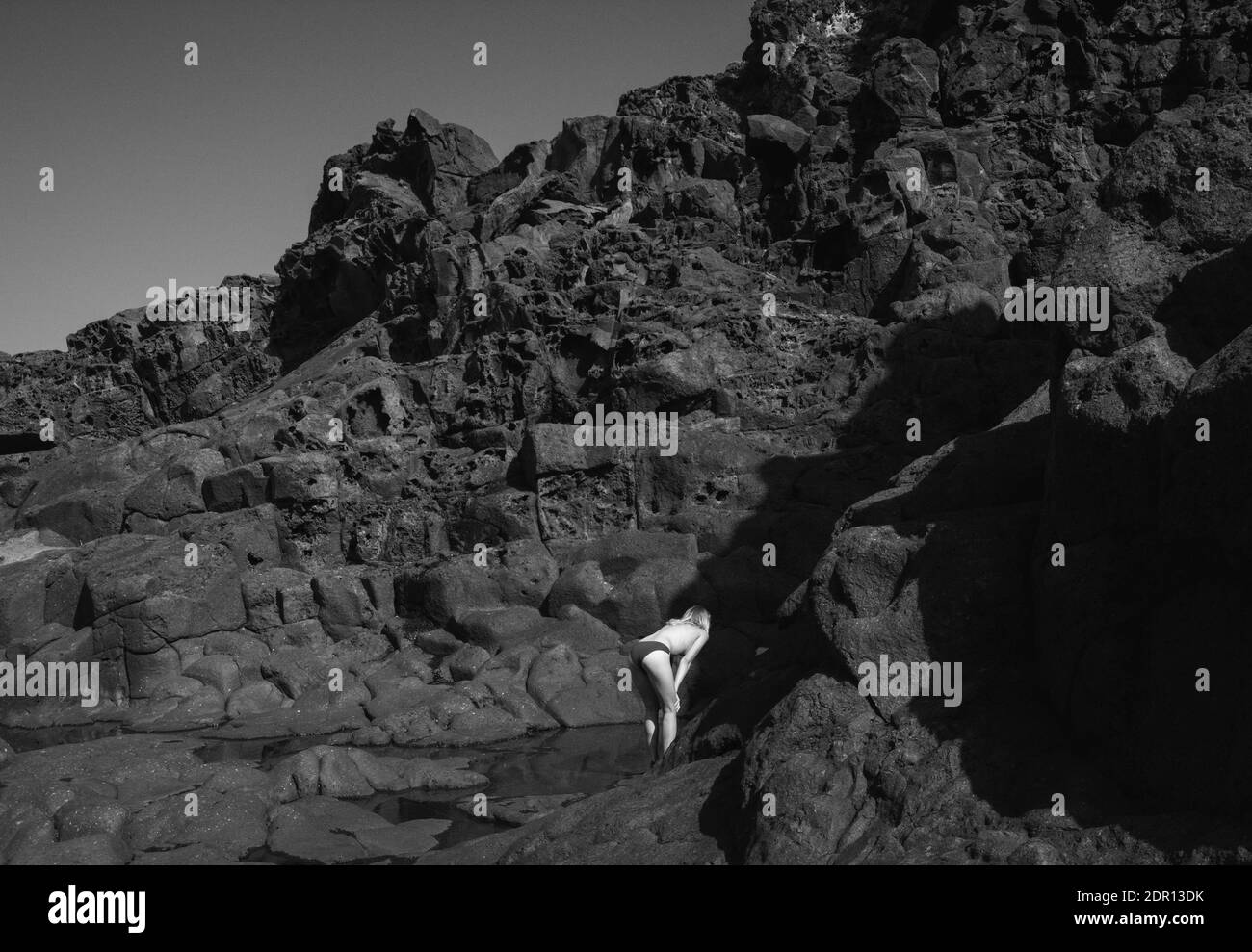 Black and white bikini Black and White Stock Photos & Images Alamy